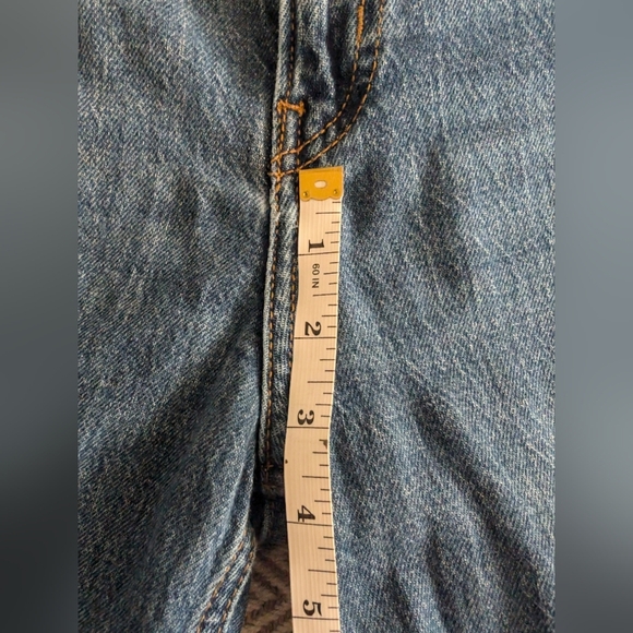 H&M Dark Blue Wide Leg Jeans Y2K - Picture 7 of 9